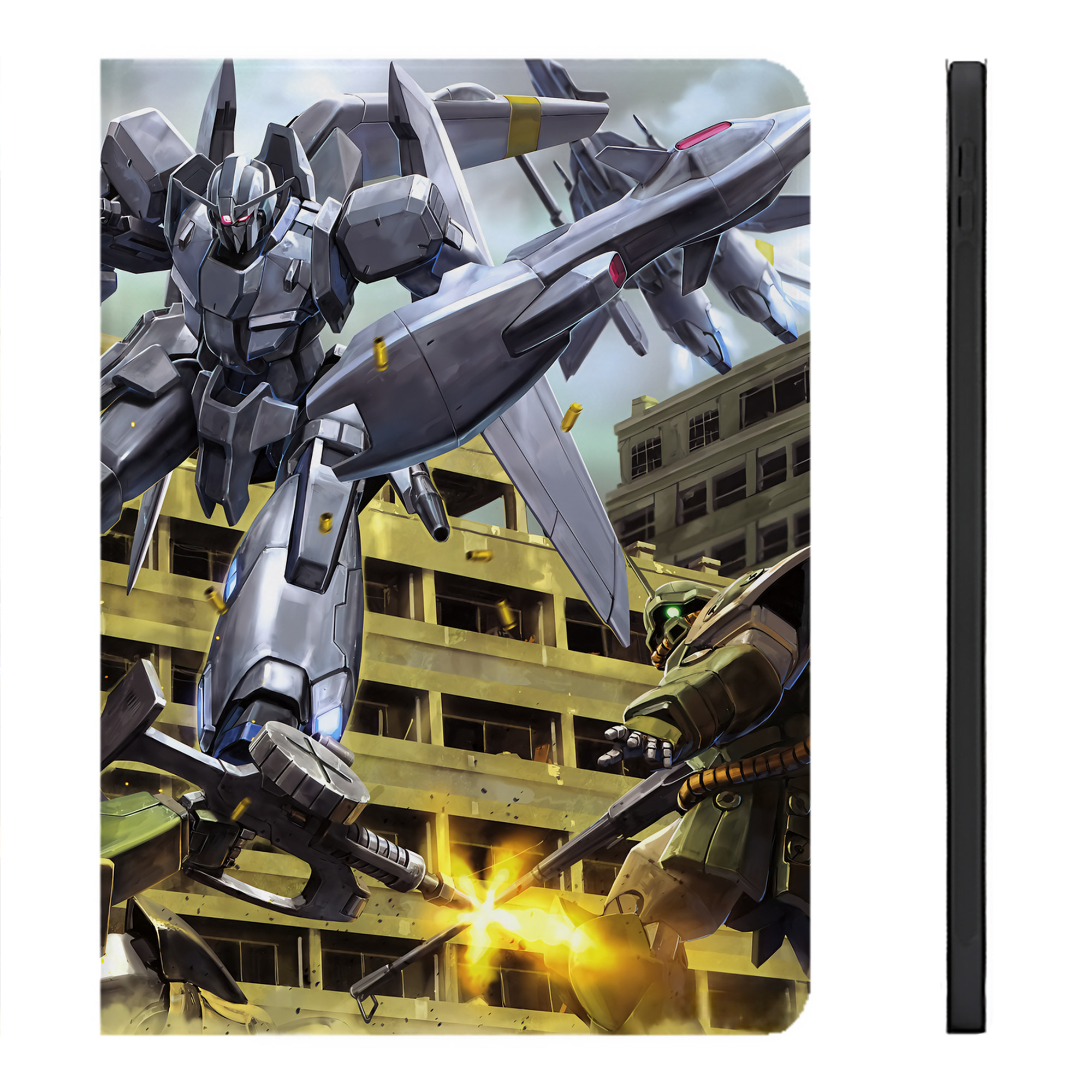 （画像用） 機動戦士ガンダム Mobile Suit Gundam IPadケース ペンホルダー付き ブックスタイルデザイン